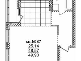 Продается Студия ЖК  Римский квартал, 2 очередь, 49.9  м², 9563899 рублей