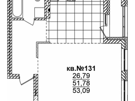 Продается Студия ЖК  Римский квартал, 2 очередь, 53.09  м², 11116220 рублей