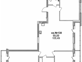 Продается 4-комнатная квартира ЖК  Римский квартал, 2 очередь, 105.49  м², 21369920 рублей