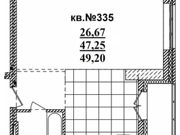 Продается Студия ЖК  Римский квартал, 2 очередь, 49.2  м², 9367706 рублей