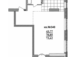 Продается 3-комнатная квартира ЖК  Римский квартал, 2 очередь, 73.62  м², 12954625 рублей