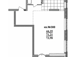 Продается 3-комнатная квартира ЖК  Римский квартал, 2 очередь, 73.98  м², 14664190 рублей