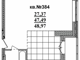 Продается Студия ЖК  Римский квартал, 2 очередь, 48.97  м², 10735998 рублей