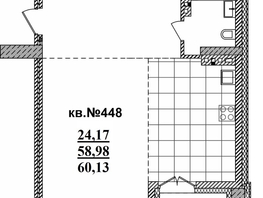 Продается Студия ЖК  Римский квартал, 2 очередь, 60.13  м², 11732335 рублей