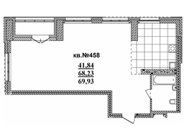 Продается 3-комнатная квартира ЖК  Римский квартал, 2 очередь, 69.93  м², 14644960 рублей