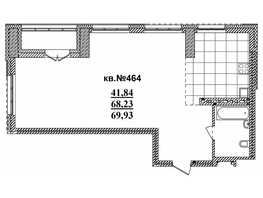 Продается 2-комнатная квартира ЖК  Римский квартал, 2 очередь, 67.29  м², 13784130 рублей