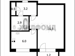 Продается 1-комнатная квартира Телевизионная ул, 28.9  м², 4333000 рублей