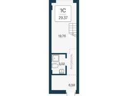 Продается Студия АО Лофт.Наука, 29.37  м², 5450000 рублей