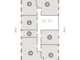 Продается 1-комнатная квартира ЖК Европейский берег, дом 44, 45.4  м², 8410000 рублей