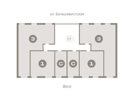 Продается 3-комнатная квартира ЖК Европейский берег, дом 44, 87.7  м², 11890000 рублей