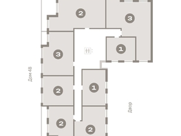 Продается 2-комнатная квартира ЖК Европейский берег, дом 49, 101.37  м², 15620000 рублей