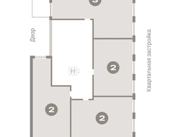 Продается 2-комнатная квартира ЖК Европейский берег, дом 49, 79.34  м², 13810000 рублей