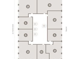 Продается 3-комнатная квартира ЖК Мылзавод, дом 9, 90.41  м², 16080000 рублей