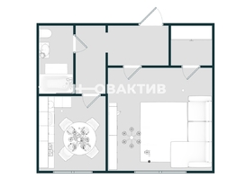 Продается 1-комнатная квартира Плахотного ул, 40.3  м², 3500000 рублей