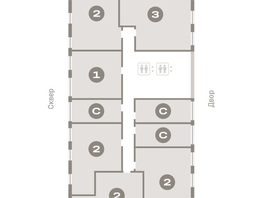 Продается 3-комнатная квартира ЖК Европейский берег, дом 44, 87.3  м², 12760000 рублей