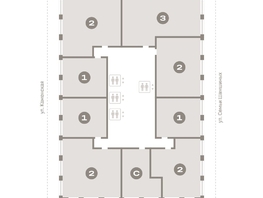 Продается 1-комнатная квартира ЖК Мылзавод, дом 9, 45.33  м², 8930000 рублей