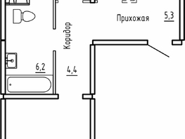 Продается 2-комнатная квартира ЖК Самоцветы, Бирюза дом 1, 67  м², 6200000 рублей