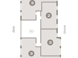 Продается 3-комнатная квартира ЖК Европейский берег, дом 45, 127.76  м², 19890000 рублей