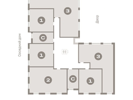 Продается 3-комнатная квартира ЖК Европейский берег, дом 45, 86.69 м², 12790000 рублей