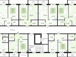 Продается 3-комнатная квартира ЖК Новый парк, II этап дом 2, 58.82  м², 5439000 рублей