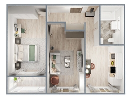 Продается 2-комнатная квартира ЖК Самоцветы, Бирюза дом 1, 63.5  м², 6450000 рублей