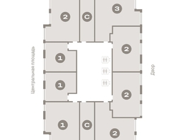 Продается 1-комнатная квартира ЖК Европейский берег, дом 45, 40.85 м², 7820000 рублей