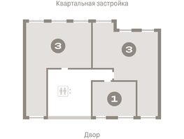 Продается 3-комнатная квартира ЖК Европейский берег, дом 49, 90.02 м², 14150000 рублей