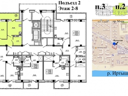 3-комнатная квартира, 94.68 м², 2-5/14 этаж