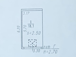 Продается гараж ГСК Мотор-22А (ЛАО) тер, 18.1  м², 350000 рублей