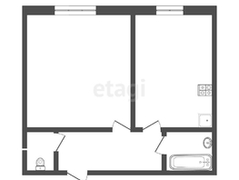 Продается 1-комнатная квартира Дмитриева ул, 34.4  м², 3100000 рублей