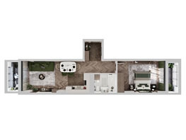 Продается 1-комнатная квартира ЖК Клубный дом на Пушкина, 52.26  м², 12260000 рублей