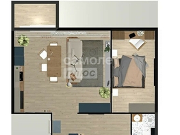 Продается 2-комнатная квартира ЖК Северное Сияние, этап 3, 45  м², 7350000 рублей