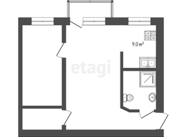 Продается 2-комнатная квартира Магистральная ул, 40 м², 3700000 рублей