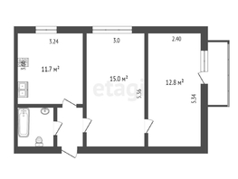 Продается 2-комнатная квартира Марьяновская 4-я ул, 46 м², 4050000 рублей