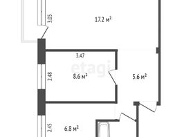 Продается 2-комнатная квартира Крутогорская ул, 41.1  м², 2899000 рублей