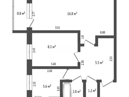 Продается 2-комнатная квартира Карпинского ул, 39.9  м², 3999999 рублей