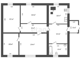Продается 4-комнатная квартира Чапаева ул, 96.5  м², 4050000 рублей