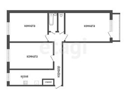 Продается 3-комнатная квартира 70 лет Октября ул, 62.5 м², 6700000 рублей