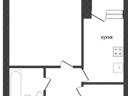 Продается 1-комнатная квартира 12 Декабря ул, 34 м², 3450000 рублей