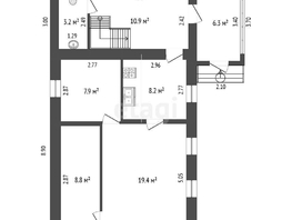 Продается Дом Новоселовский 5-й пер, 128.9  м², участок 4.5 сот., 12750000 рублей