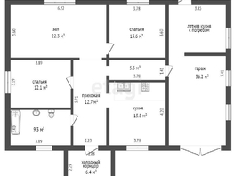 Продается Дом Космический пер, 136.9 м², участок 15 сот., 7340000 рублей