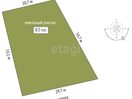 Продается Участок ИЖС 8.5 сот., 800000 рублей