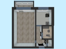 Продается 1-комнатная квартира Менделеева пр-кт, 29.9  м², 2800000 рублей