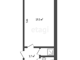 Продается Студия Дмитриева ул, 26  м², 2895000 рублей
