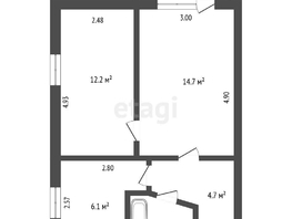 Продается 2-комнатная квартира Декабристов ул, 40.5  м², 3900000 рублей