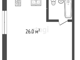Продается Студия Ленинградская 1-я ул, 39  м², 4300000 рублей