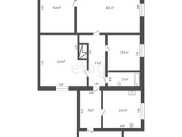 Продается Дом Молодежная ул, 119.7  м², участок 21 сот., 1880000 рублей