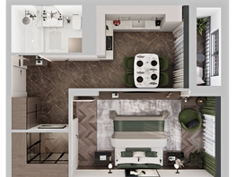 Продается 1-комнатная квартира ЖК Клубный дом на Пушкина, 44.3  м², 10393000 рублей