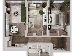 Продается 2-комнатная квартира ЖК Клубный дом на Пушкина, 74.49  м², 16943000 рублей