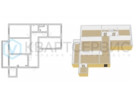 Продается 4-комнатная квартира Химиков ул, 85.7  м&sup2;, 9900000 рублей